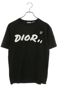 ディオール DIOR 19SS 923J611X1241 サイズ:XXS フロッキーロゴBEE刺繍Tシャツ 中古 OM10