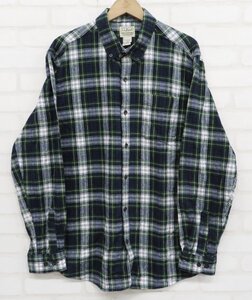 6T1973■LL BEAN スコッチプラッドフランネルシャツ TC505750 エルエルビーン Scotch Plaid Flannel Shirt