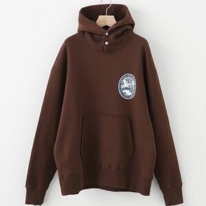 正規品 美品 KENZO ケンゾー TIGER PATCH OVERSIZE パーカー ブラウン フーディー 裏起毛 アウター トップス スウェット ストリート S