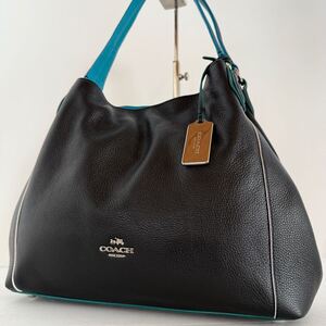 1円～【 新品未使用 】コーチ COACH ハンドバッグ トートバッグ レザー ブラック メンズ レディース ビジネスバッグ 通勤 大容量 バッグ