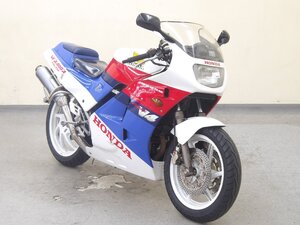 HONDA VFR400R【動画有】ローン可 土曜日現車確認可 要予約 NC24 フルカウル V型4気筒 キャブ車 プロアーム RVF 車体 ホンダ