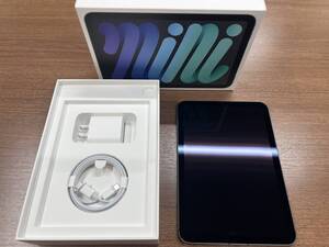 【極美品】Apple iPad mini 第6世代 ★MK893J/A★Wi-Fi 64GB+Cellular タブレット スペースグレイアップル ◆管No4850