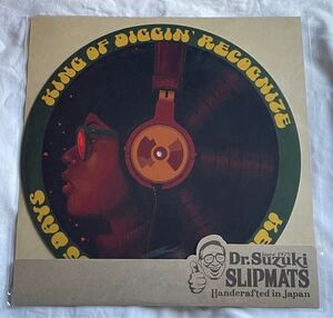 ★新品★『KING OF DIGGIN’ × RECOGNIZE TOKYO AOYAMA デザイン スリップマット』12インチ■DR.SUZUKI SLIPMATS■DJ MURO 青山ときお■