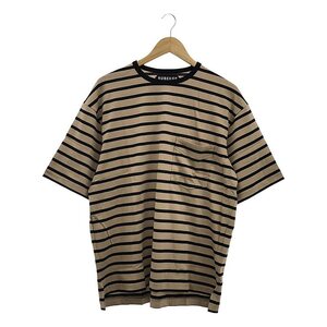 【新品】 AUBERGE / オーベルジュ | 2022SS | × FRINGE フリンジ別注 CAMELIA スビンゴールドコットン ボーダー Tシャツ | 44 |