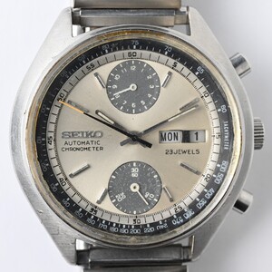 【稼働品】SEIKO Ref.6138-8000 PANDA CHRONOMETER 自動巻 デイデイト 23石 SS 腕時計 セイコー メンズ/紳士 パンダ クロノメーター グラフ