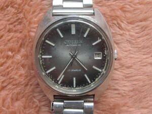 ●良品●CITIZEN シチズン・AUTOMATIC/オートマチック/17石・WGP・4-820096●1976年？・社外ベルト●ヴィンテージ・レトロ