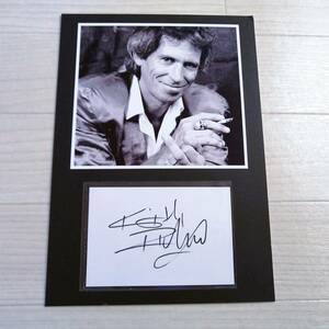 キース・リチャーズ 直筆サイン入りフォト 証明書付 Keith Richards Rolling Stones 美品 グッズ