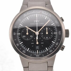 IWC IWC SCHAFFHAUSEN IW372701 GST チタン クロノグラフ デイト クォーツ メンズ 良品 M#129538