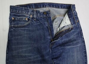 DP32リーバイスLEVISアメリカ古着デニムパンツ60’Sビンテージ復刻ビッグE耳付き505ストレートTALONタロンJEANSインディゴデニム