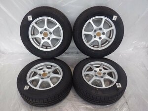 ☆23年製 バリ山 ストリーム☆ 5H 114.3 6J +55 15インチ ホンダOP Modulo モデューロ アルミホイール タイヤ 205/65R15 BRIDGESTONE 4本