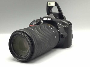 Nikon D3400 DX VR AF-P NIKKOR 70-300mm 1:4.5-6.3G ED デジタル一眼レフカメラ セット■現状品