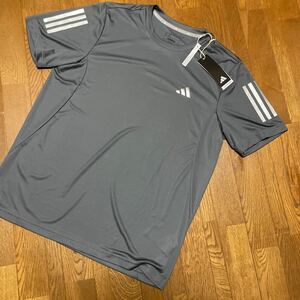 新品♪ adidas≪アディダス≫♪スポーツウェア パフォーマンス Teeシャツ トレーニング♪サイズL♪カラー：グレー♪