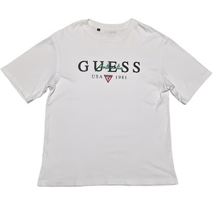 ★GUESS AUTHENTIC LOGO 刺繍 Tシャツ ゲス