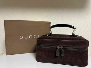 4810 GUCCI グッチ スウェード 032 1705 0140 ミニバッグ ハンドバッグ 