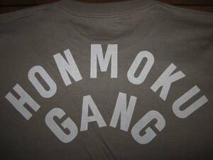 ベイシティ刑事 HONMOKU GANG 小池 リアル Tシャツ チャコール 藤竜也 プロハンター 大追跡 横浜 YOKOHAMA MY SOUL TOWN CITY 本牧 石黒成