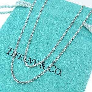 美品 Tiffany&Co. ティファニー ロング アジャスター シルバー ネックレス チェーン SV925 70cm HH331