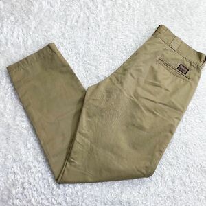 美品 TENDERLOIN テンダーロイン ワークパンツ チノパン ベージュ S 極太 