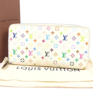 92544★1円スタート★LOUIS VUITTON ルイヴィトン 中綺麗 ジッピー ウォレット モノグラムマルチカラー ラウンドファスナー長財布