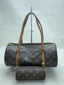 LOUIS VUITTON◆2)パピヨン30_モノグラム・キャンバス_BRW/PVC/BRW