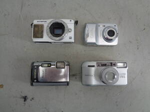 C2420　カメラまとめ売り　Olympus　optio E30 / E-PM2 / TG-610 / ESP10 170SL /②サイズ / ①AV-2