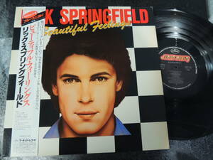 ◆LP リック・スプリングフィールド / ビューティフル・フィーリングス　Rick Springfield　帯付き美品　Mercury 25PP-154◆ 