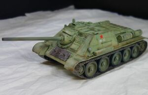 1/35 タミヤ　ソ連軍　SU-85 襲撃砲戦車　完成品