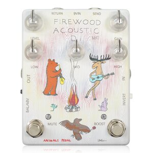 最落無し! Animals Pedal　Firewood Acoustic D.I. MKII / a47467　エレクトリック・アコースティックギター用のアクティブDIペダル　1円