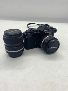 △Nikon ニコン 一眼レフ FE ブラック フィルムカメラ レンズカビ有り