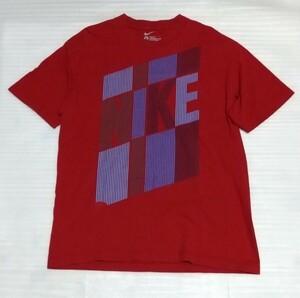 ☆THE NIKE TEE ナイキ BETTER WORLD.COM 半袖Tシャツ Lサイズ スポーツ ウェアCOTTONフアッションLOOSE FITティー 赤色レッド紅ブルー水色