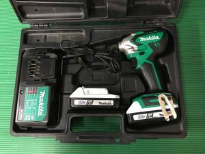 【中古品】★makita(マキタ) 18v充電式インパクトドライバ DIY (フルセット) MTD002DSX　T3602　ITZ0SFOUBB12