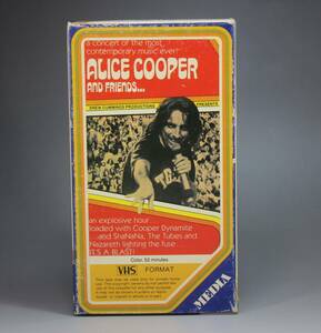 VHS ビデオテープ　アリス・クーパー 　ALICE COOPER AND FRIENDS　US直輸入