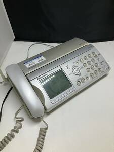 再出品　ジャンク　受話器聞こえません　FAXはできました　KX-PW607-S　Panasonic FAX電話機 電通OK