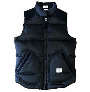 【BEDWIN/ベドウィン】DOWN VEST「FRIPP」スウェード切替ダウンベスト サイズ1