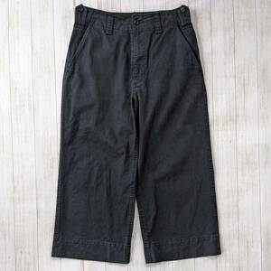 MHL./エムエイチエル/WORKWEAR COTTON DRILL/ダック地調アーミートラウザーズ/強撚糸ハイカウント製織/硫化染料使用/定価29700円