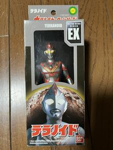 未使用 ウルトラヒーローシリーズ EX テラノイド ソフビ バンダイ ウルトラマン ダイナ 当時物 BANDAI