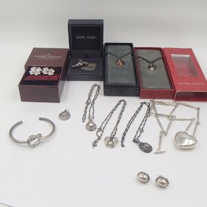 ◎Georg Jensen ジョージジェンセン アクセサリー まとめ/ SV925 約28.3g 約19.7g 約4.1g 約107.8g/925s silver ネックレス◎MYK