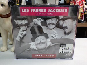 緑2｜無傷！★3CD ★「LES PREMIERS RECITALS 1948-1959」LES FRERES JACQUES　シャンソン　ボリスヴィアン　Boris Vian