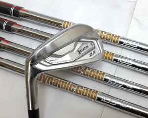 新品★左用★ダンロップ★スリクソン ZX5 MKⅡ アイアン★SRIXON★2022★#6～P 5本★ダイナミックゴールド 105★S200★メーカーカスタム