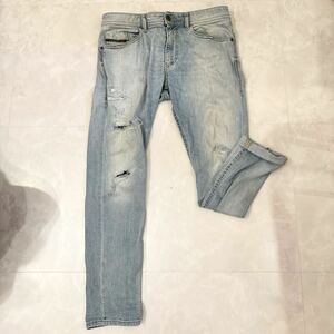 【1円開始!!】美品 DIESEL THOMMER SLIM-SKINNY ディーゼル スキニー W32