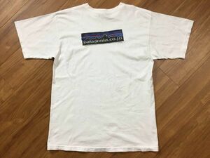 90s patagonia パタゴニア Japan Website 開設記念 Tシャツ カットソー タグプリント サイズM 1998