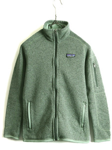 希少サイズ XS ■ 19年製 パタゴニア フルジップ ベターセーター フリース ジャケット レディース / Patagonia ジャンパー ブルゾン 杢 緑