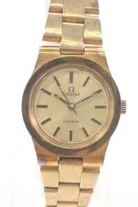 OMEGA オメガ Geneve ジュネーブ 535.0033 Cal.635 手巻き ゴールドカラー レディース 腕時計 アンティーク 稼働品 2489-HA