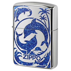 Zippo ジッポライター アーマー ドルフィン イルカ ニッケルメッキ ARMOR DOLPHIN B プレゼント 贈り物 女性 かわいい メール便可