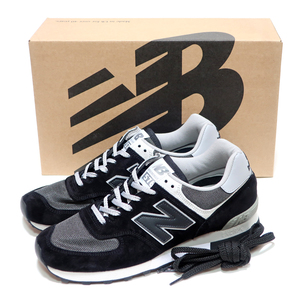 NEW BALANCE OU576PBK US6.5 24.5cm BLACK SUEDE MADE IN UK M576 ENGLAND ( ニューバランス 576 スウェード ブラック 黒 UK製 )