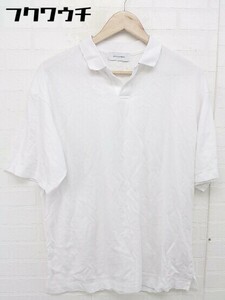 ◇ ADAM ET ROPE アダム エ ロペ 半袖 ポロシャツ サイズ S ホワイト メンズ