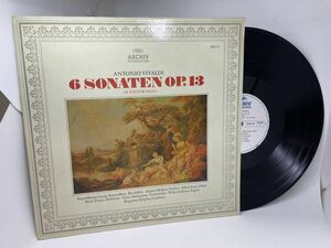 [X-575] Antonio Vivaldi 6 Sonaten Op. 13 Il Pastor Fido/ARCHIV:2533 117/独盤　クラシック