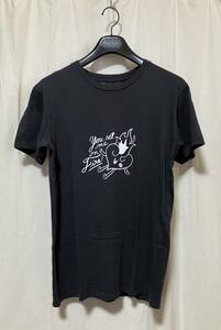 MARC BY MARC JACOBS マーク バイ マークジェイコブス プリント入り半袖Tシャツ 黒 中古品