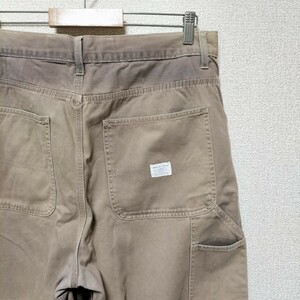 ★90s OLD GAP カーペンターパンツ ペインターパンツ ワーク コットン ボトムス W36 ベージュ グレー ビンテージ オールド ギャップ 古着