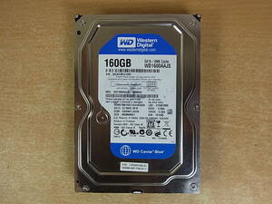 ◎H/731●ウェスタン・デジタル Western Digital☆3.5インチHDD(ハードディスク)☆160GB SATA300 7200rpm☆WD1600AAJS☆中古品