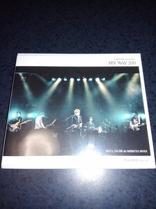 TAKUMA　Live Disc MY WAY 2011　2011.10.09 at SHIBUYA BOXX　限定CD　wyse　牧田拓磨